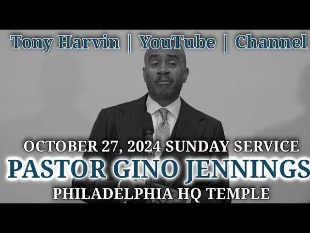 Pastor Gino Jennings | LIVE | October 27, 2024 | Sunday Service