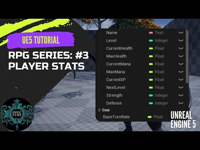 Unreal Engine 5 RPG Tutorial Series #3: Setting up Player Stats #ue4 #ue5 #unrealengine