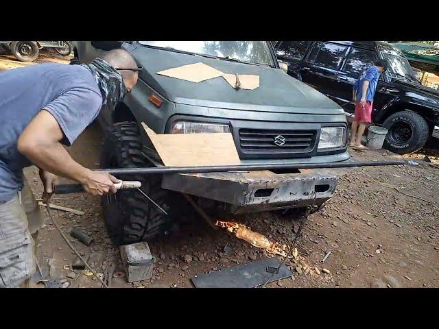 EP 1 suzuki vitara make over in pitbullbars 4x4 #4x4offroad #manongsteel #pitbullbars4x4 #vitara4x4