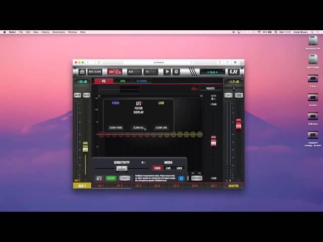 Soundcraft Ui Series тренинг. Часть 6 раздел 3. dbx® AFS