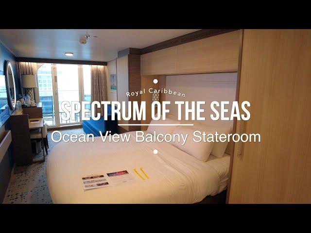 Spectrum of the Seas | Ocean View Balcony Room Tour | Traveller Passport