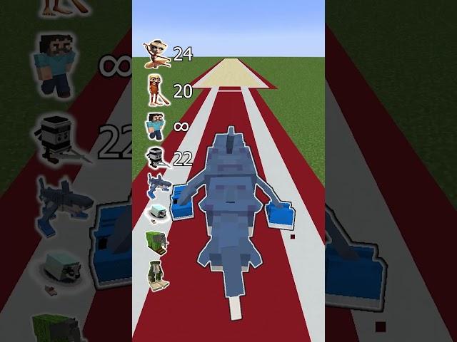 who is stronger? Long Jump Vs Italian Brainrot Mobs! Help Steve!