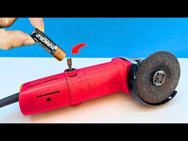 Insert Old Batteries into an Angle Grinder – You Won't Believe What Happens! 