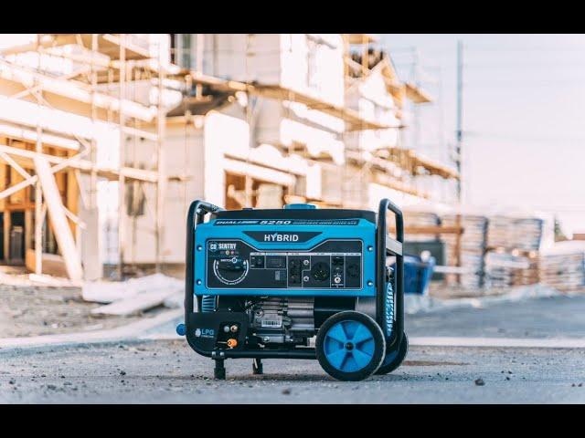 Pulsar 5,250-Watt Dual Fuel Portable Generator with CO Alert - PG5250BCO