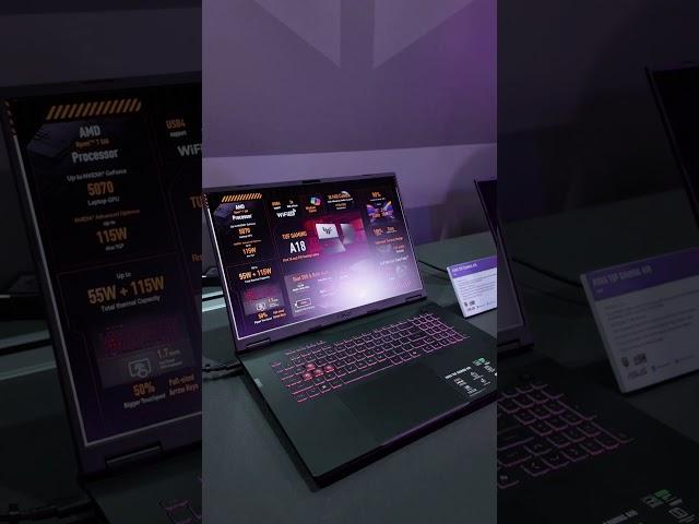 First look at ASUS’s 2025 laptop lineup straight from HQ! #asus #evetech #gaminglaptop