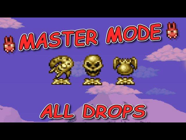 EVERY Master Mode Item (Showcase) - Terraria 1.4