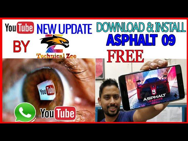 Download and install Asphalt 9 free |YouTube new update by technical zee | Got Silver play button |