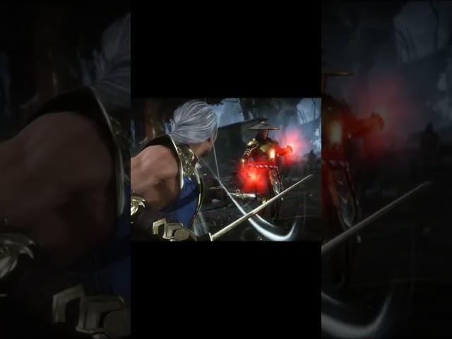 Fujin Abandons Dark Raiden - Mk11 Intros