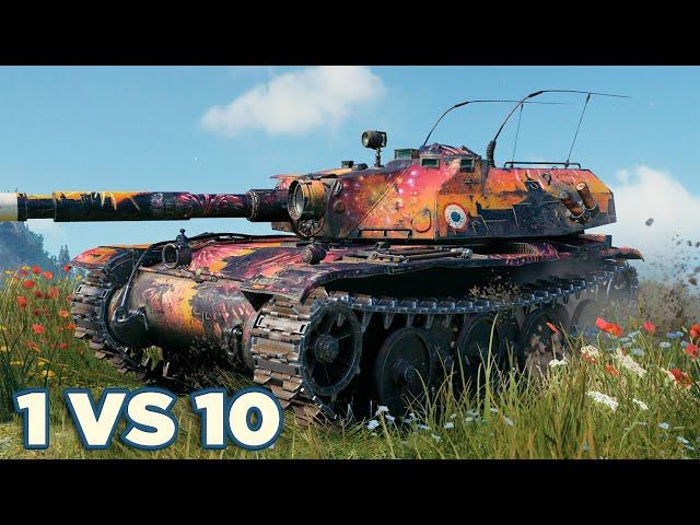 Bat.-Châtillon Bourrasque • 1 vs 10, NO GOLD and 13 KILLS • World of Tanks