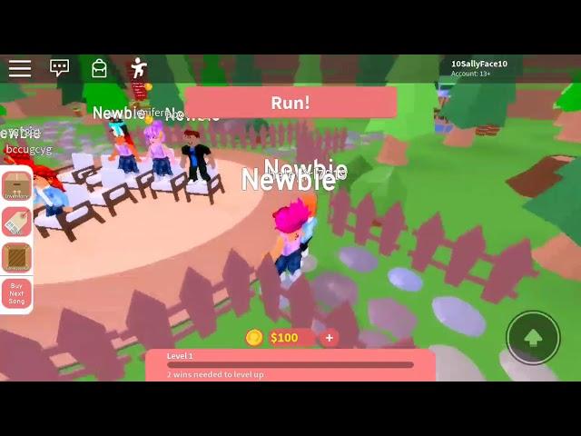 Musical chairs in Roblox Роблокс Гемплей, музыкальные стулья 1 часть