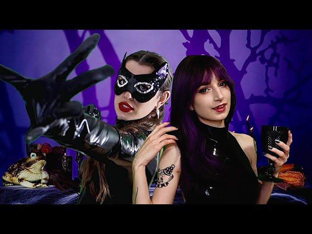 ASMR Halloween Party Hypnosis  Catwoman & Vampire | Roleplay Collab w/ @FloraRodgersOfficial