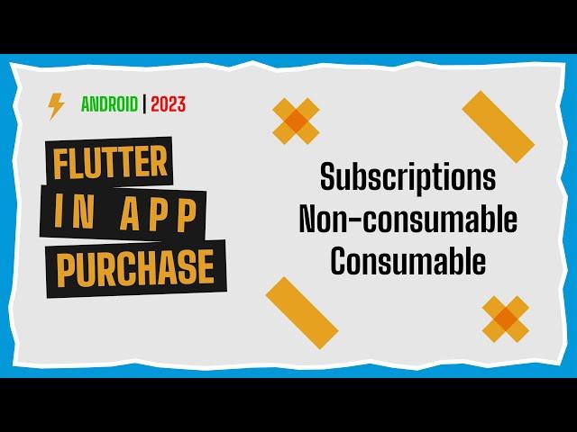 [New] Flutter In-App Purchases Android Part 1 | Introduction , Demo and Project setup