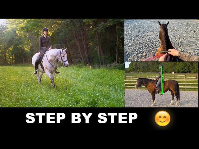 HOW TO RIDE A HORSE FOR BEGINNERS (STEP BY STEP) 