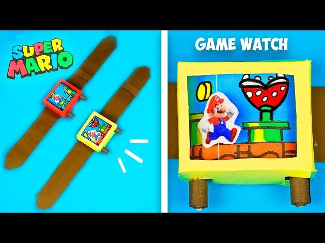 Игровые Часы из бумаги – Супер Марио Как сделать Super Mario игру? Diy поделки из бумаги