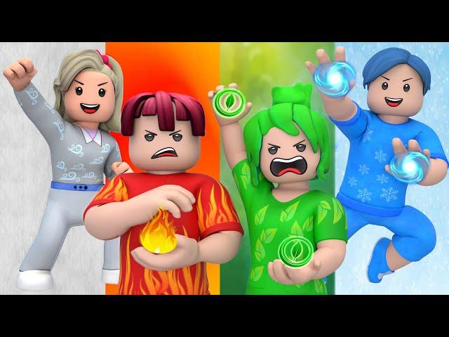 ROBLOX Brookhaven RP : Four Elements: Fire, Water, Air And Earth Power - King Roblox