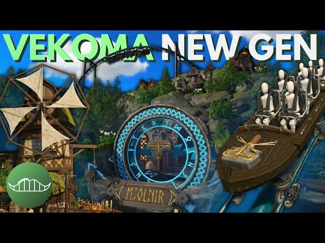 VEKOMA NEW GEN Beyond Vertical Launch Coaster | Camtaso Park Ep.6 | Planet Coaster 2