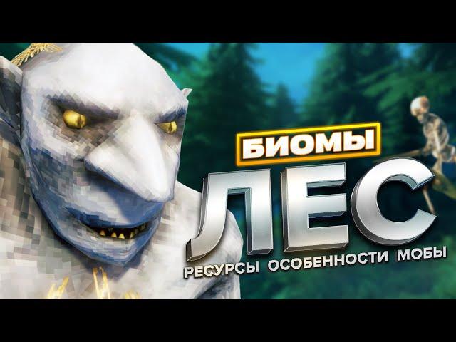 ВСЁ ПРО ЧЁРНЫЙ ЛЕС В VALHEIM: РЕСУРСЫ, ОСОБЕННОСТИ, БОСС!