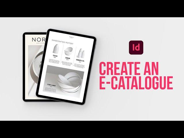 Learn how to create an interactive e-Catalogue in Adobe InDesign