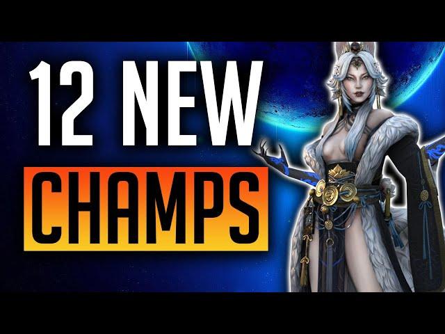 MY NEW FAVOURITE YUMEKO! 12 NEW CHAMPIONS IN PATCH 5.20 TEST SERVER | Raid: Shadow Legends