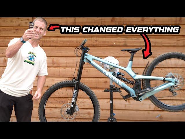 MY NEW DOWNHILL BIKE IS DRASTICALLY BETTER AFTER THIS £60 MODIFICATION!