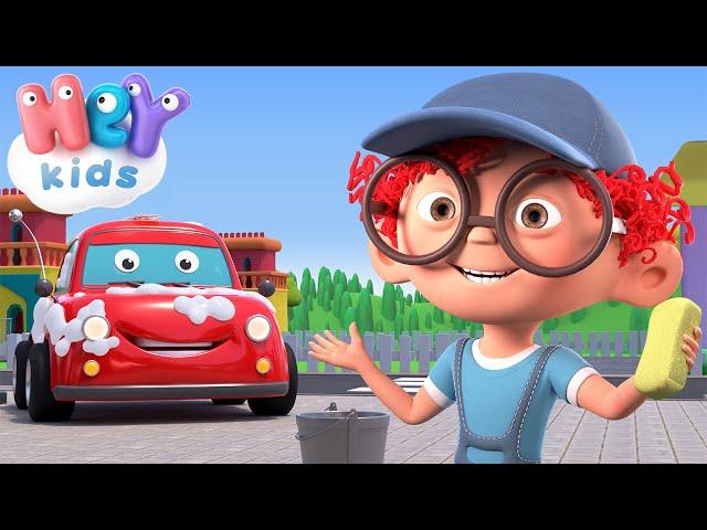 Araba Yikama şarkisi  Arabalar çizgi film | HeyKids - Bebek şarkıları türkçe