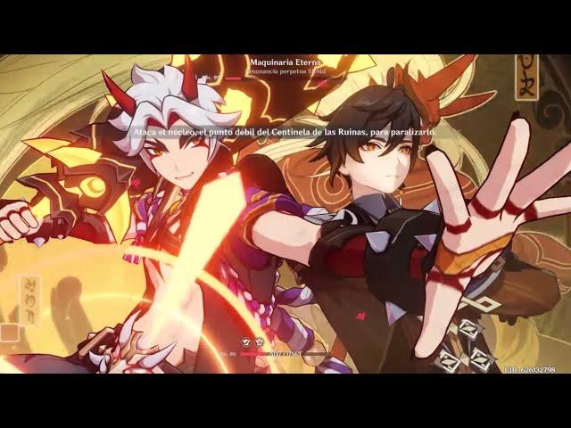 Arataki itto & Zhongli ultimate | Genshin impact