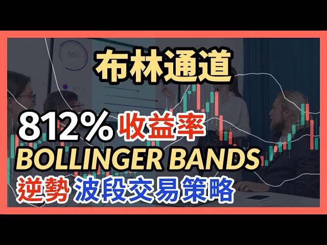 指標與策略｜布林通道交易策略｜收益率812%｜TradingView Bollinger Bands strategy｜布林带策略｜保力加通道｜透過回測來展示這套逆勢波段交易策略｜指标与策略