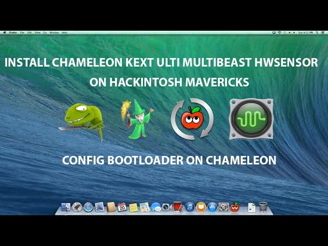 Install Kext Chameleon Multibeast HWmonitor Hackintosh Mavericks