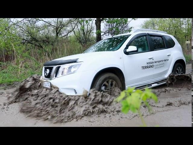 Тест Nissan Terrano по бездорожью