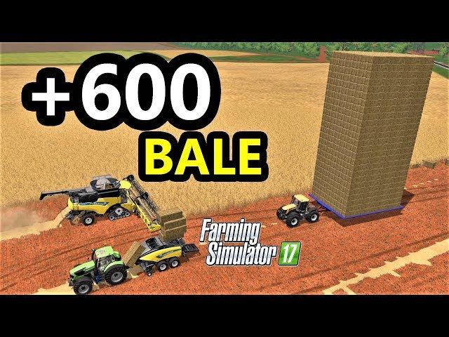 Farming Simulator 17 : +600 BALE AUTO LOADER [ CRAZY LOADER ]