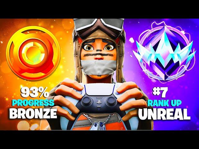 Bronze to Unreal Solo Controller Ranked Speedrun (Fortnite Zero Build)