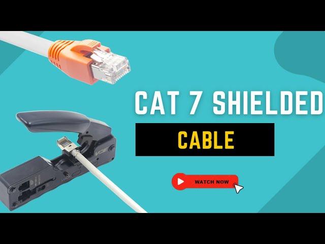 How to terminate Cat6A/Cat7 Ethernet Shielded Cable|| VCELINK Cat7 Shielded Connector