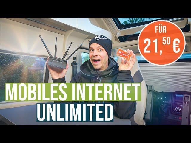 Mobiles Internet im Wohnmobil - 21,50 Euro unlimited [2023]