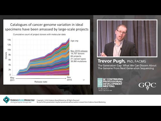 The Generation Gap: What We Can Discern About the Genome - Trevor Pugh