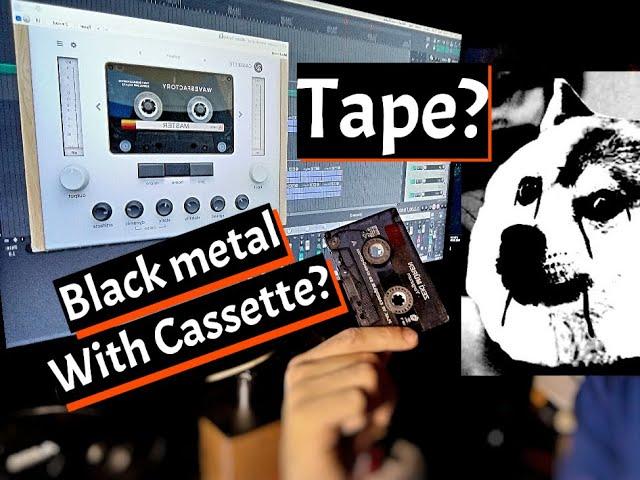 Recording Lofi Black metal with cassette tape plugins!