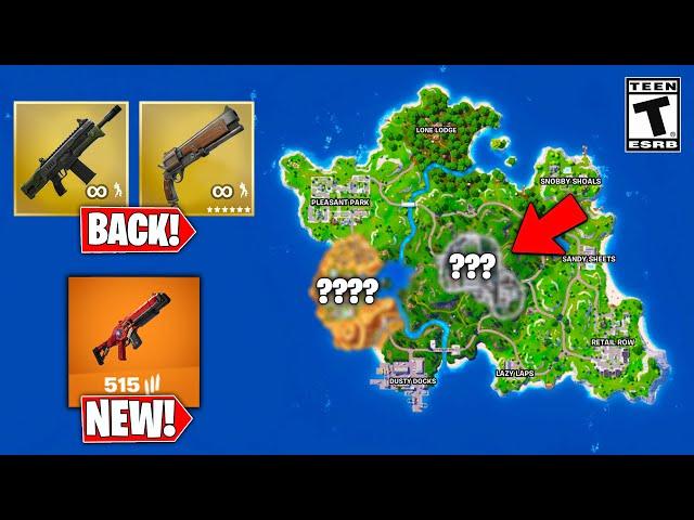 The NEW HUGE FORTNITE RELOAD Update! (New Map & Weapons)