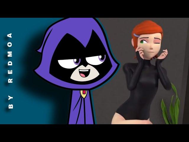 Gwen & Raven Animation 6 [by. Redmoa]