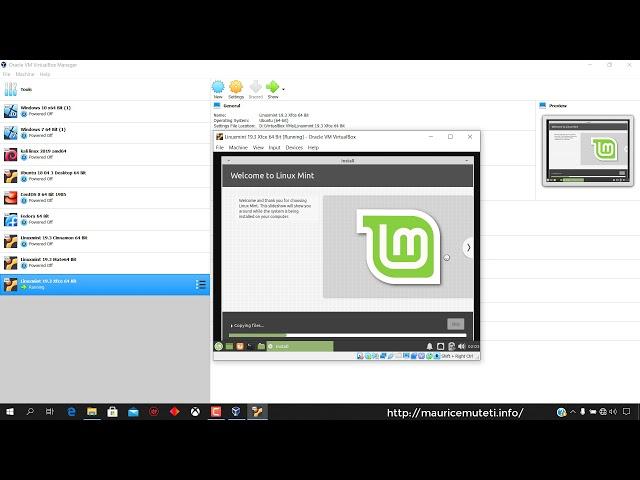 How to Install Linuxmint 19.3 Xfce 64 Bit Linux OS On Oracle VM VirtualBox 6.0.8