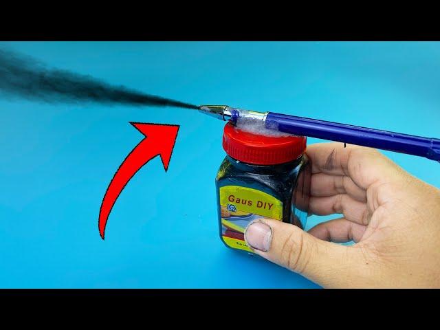 Ingenious Way To Make A Paint Sprayer With A Pen That Not Many People Know