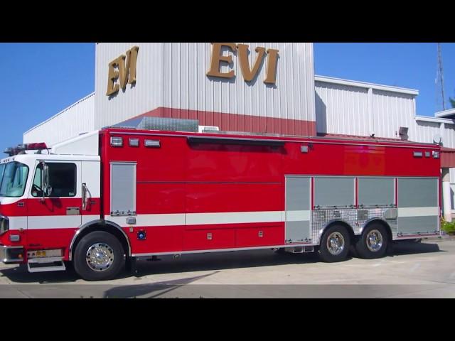 EVI custom 32-Ft. Crew Body Hazardous Materials Response Vehicle