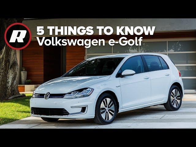 2018 Volkswagen e-Golf: 5 Things to Know