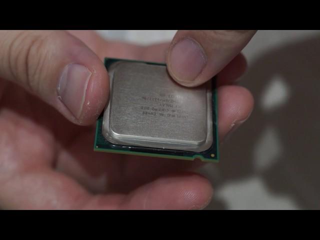 Процессор Intel Core2Duo E8400 из Китая. Распаковка и обращение к подписчикам