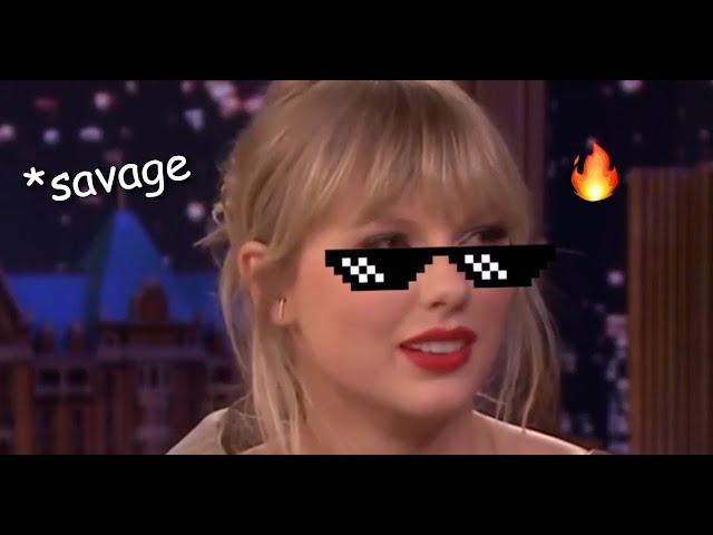 Taylor Swift SAVAGE and funny moments (ENG SUB)