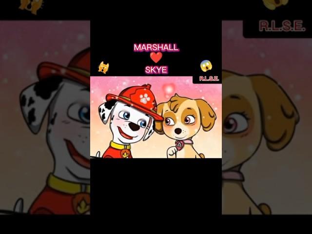 Why is True Love Kiss?! | Marshall x Skye🩷 (PAW Patrol) #ai #invideo #shorts #edit #skye #marshall