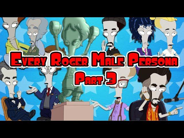 American Dad - Every Roger Male Persona Part 3