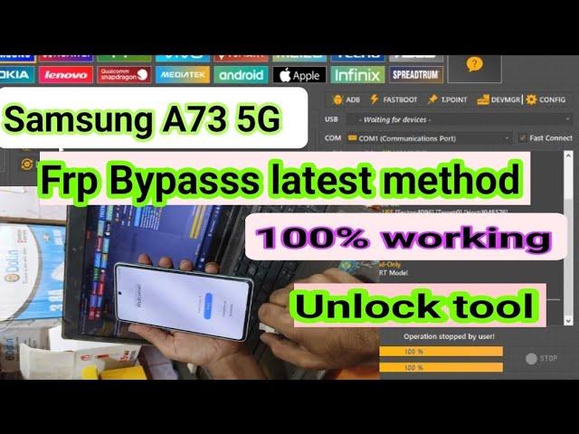 Samsung A73 5G frp unlock tool | Samsung A73 5G (A736B) FRP Bypass Google Account Remove EDL Cable