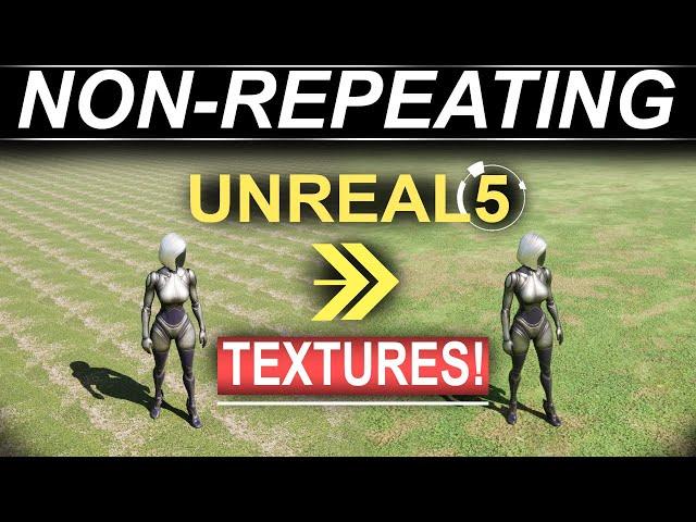 Unreal 5 - Infinite Non-Repeating Textures (60 SECONDS!!)