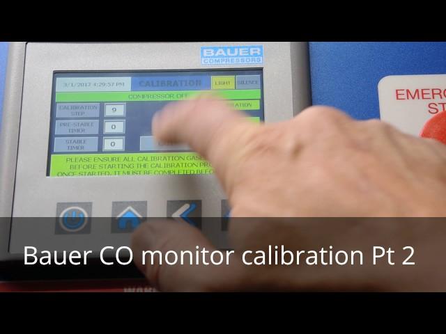 Bauer CO Monitor Calibration Procedure Part 2