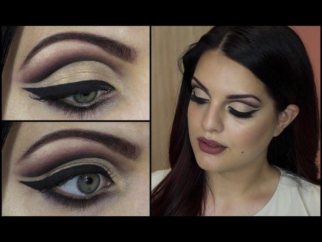 Драматичен "отворен" CUT CREASE грим | Bobismakeup