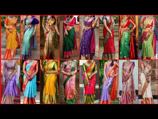 "New Pattu Saree Styles 2024: Elegant and Trendy Picks" #trending #pattusarees #saree #style